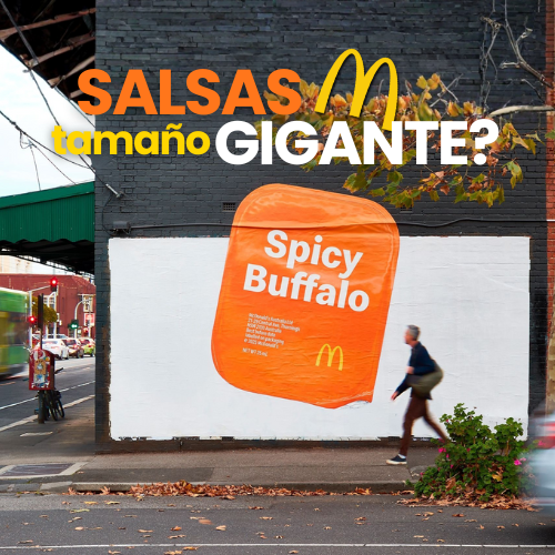 McDonald's Australia convierte tapas de salsas en OOH gigante
