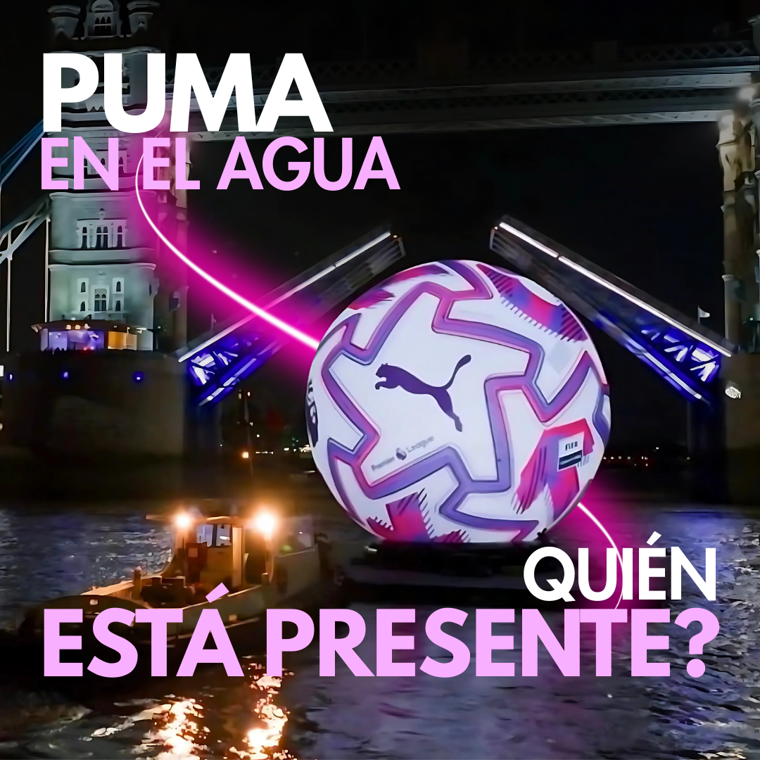 Puma sorprende en Londres con balón flotante