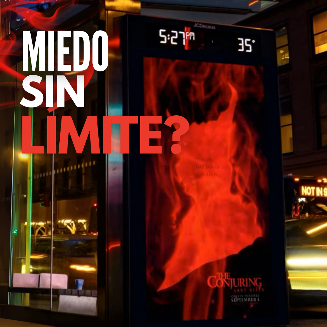 El Conjuro se apodera del espacio público con terror real