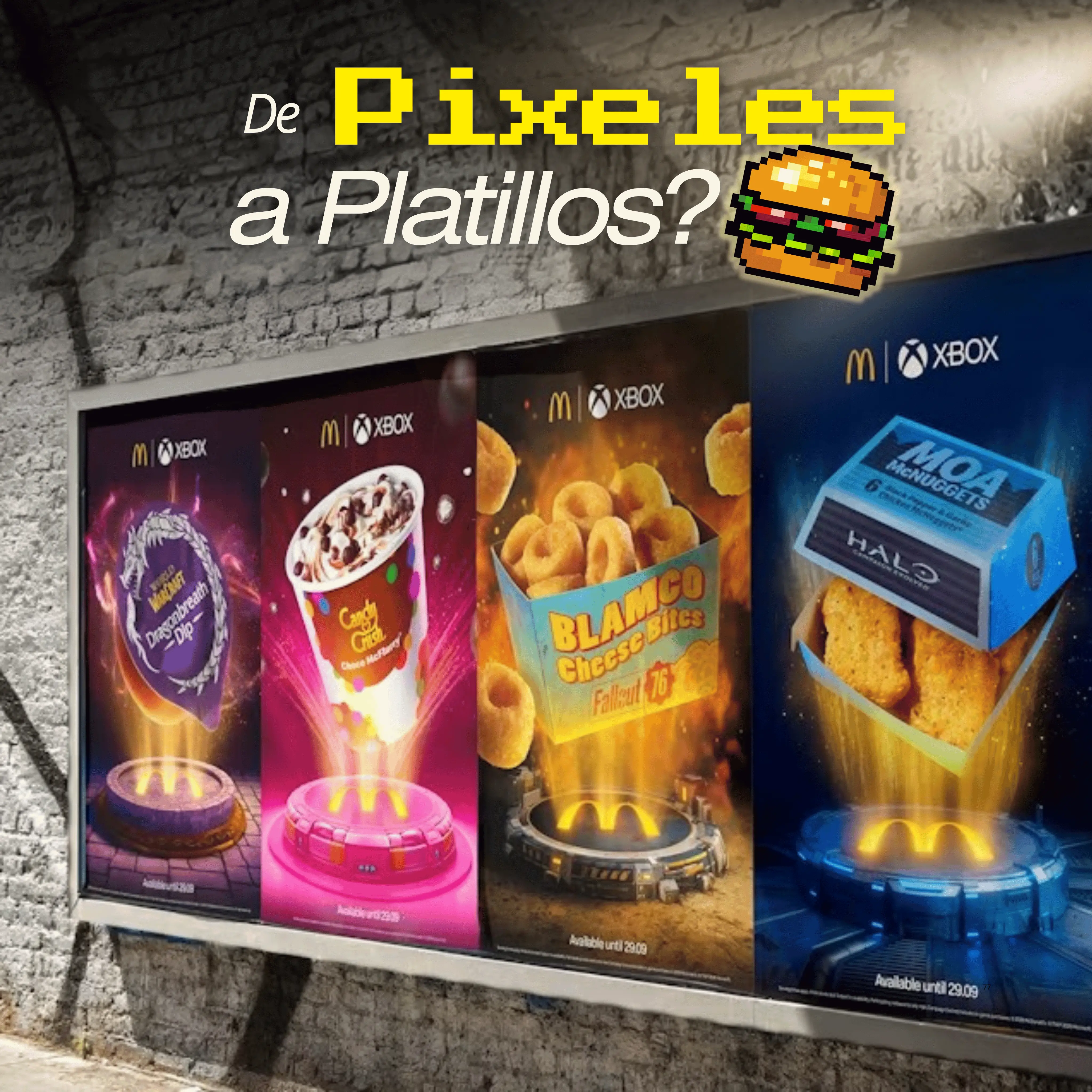McDonald’s y Xbox convierten comida de videojuegos en una campaña 360