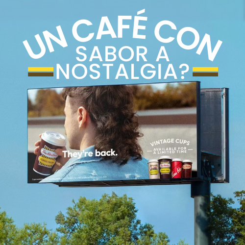 Tim Hortons revive sus vasos retro en OOH