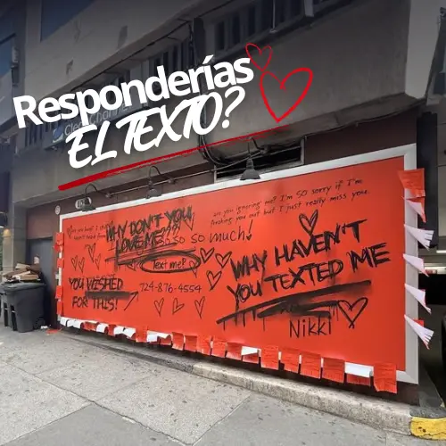 Publicidad exterior de Obsession: billboards que puedes textear