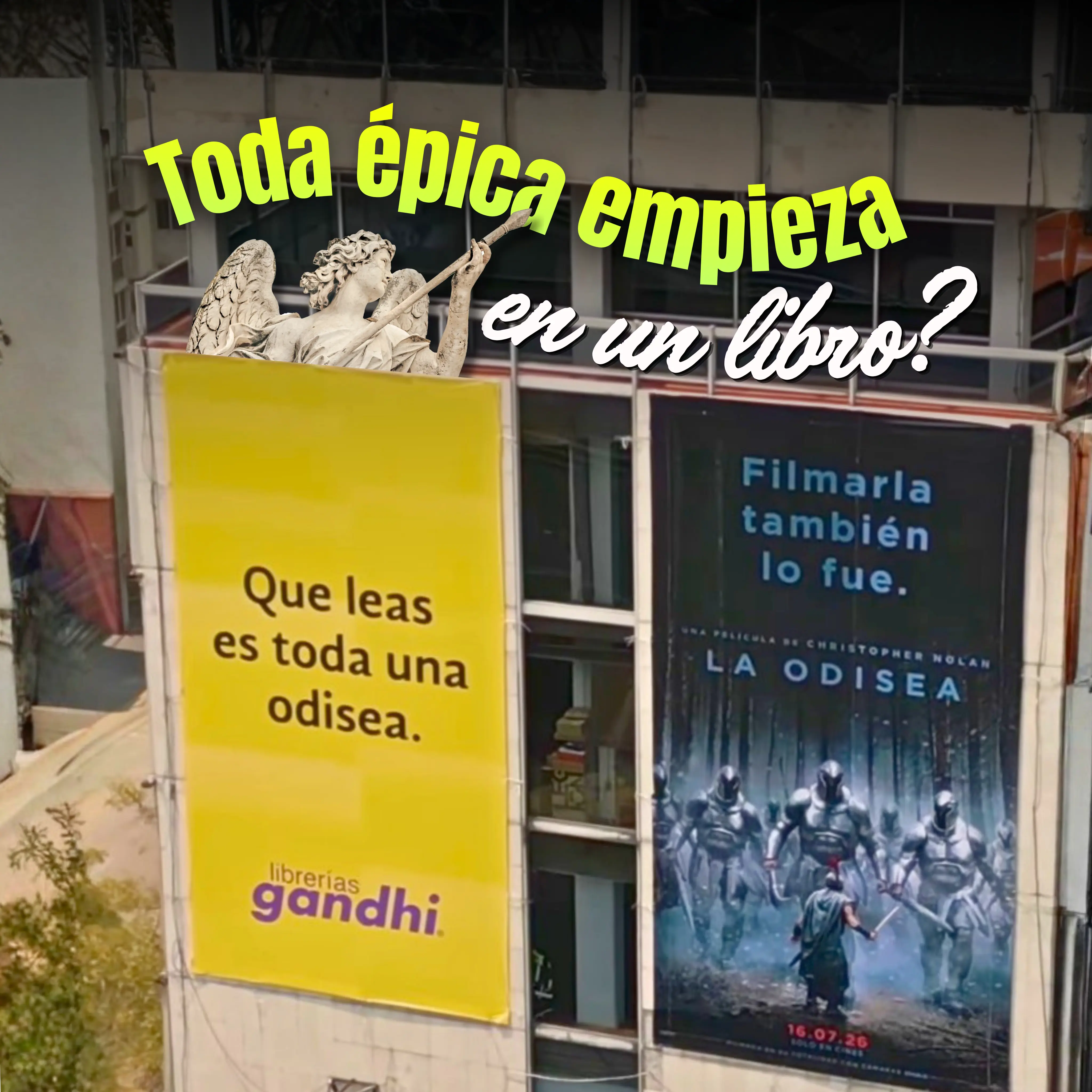Librerías Gandhi presenta ‘Lecturas épicas’ junto al cine