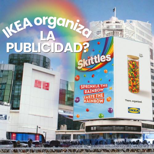 Publicidad exterior de IKEA: Unpackaged Goods y organización visual