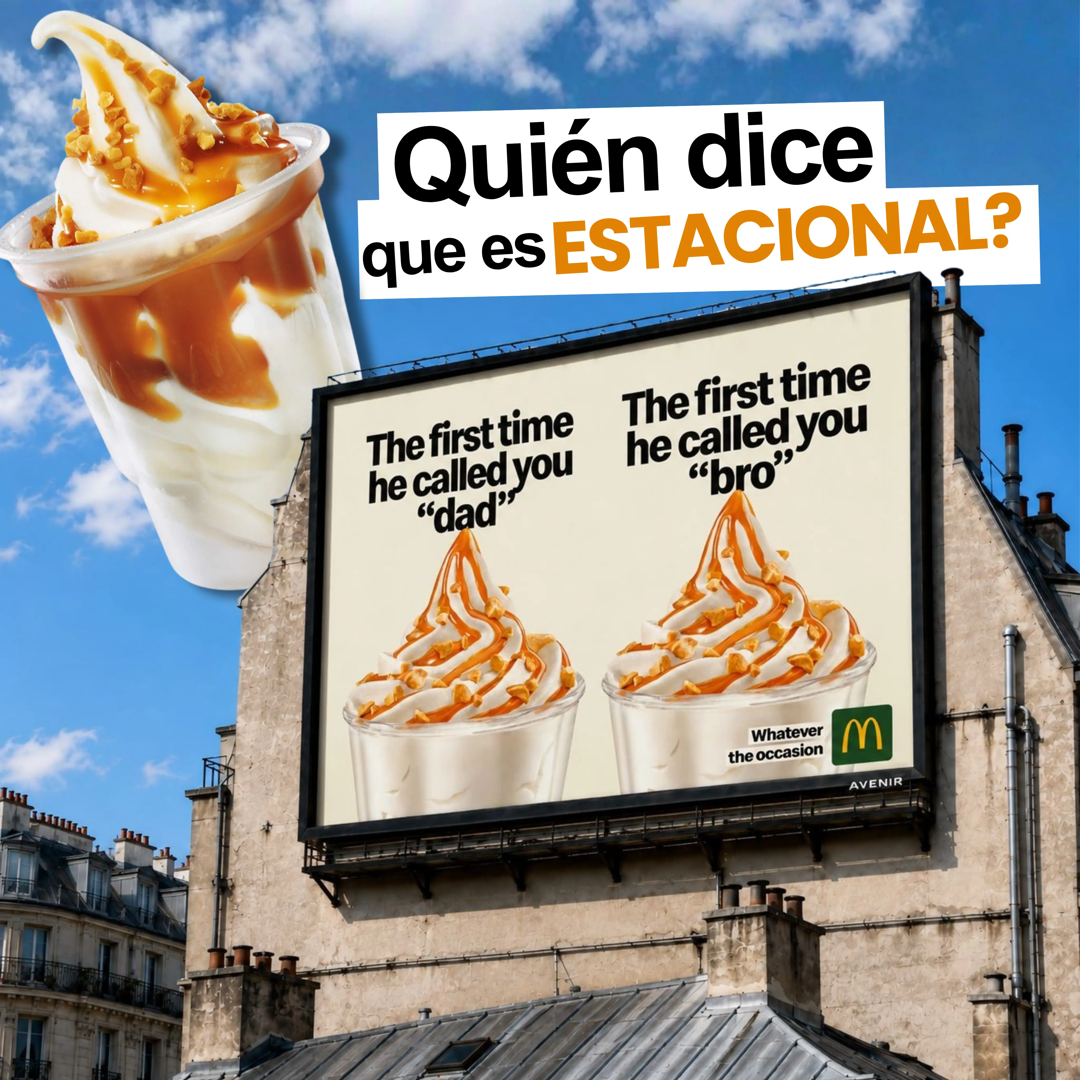 McDonald’s y TBWA\\Paris celebran los postres congelados todo el año