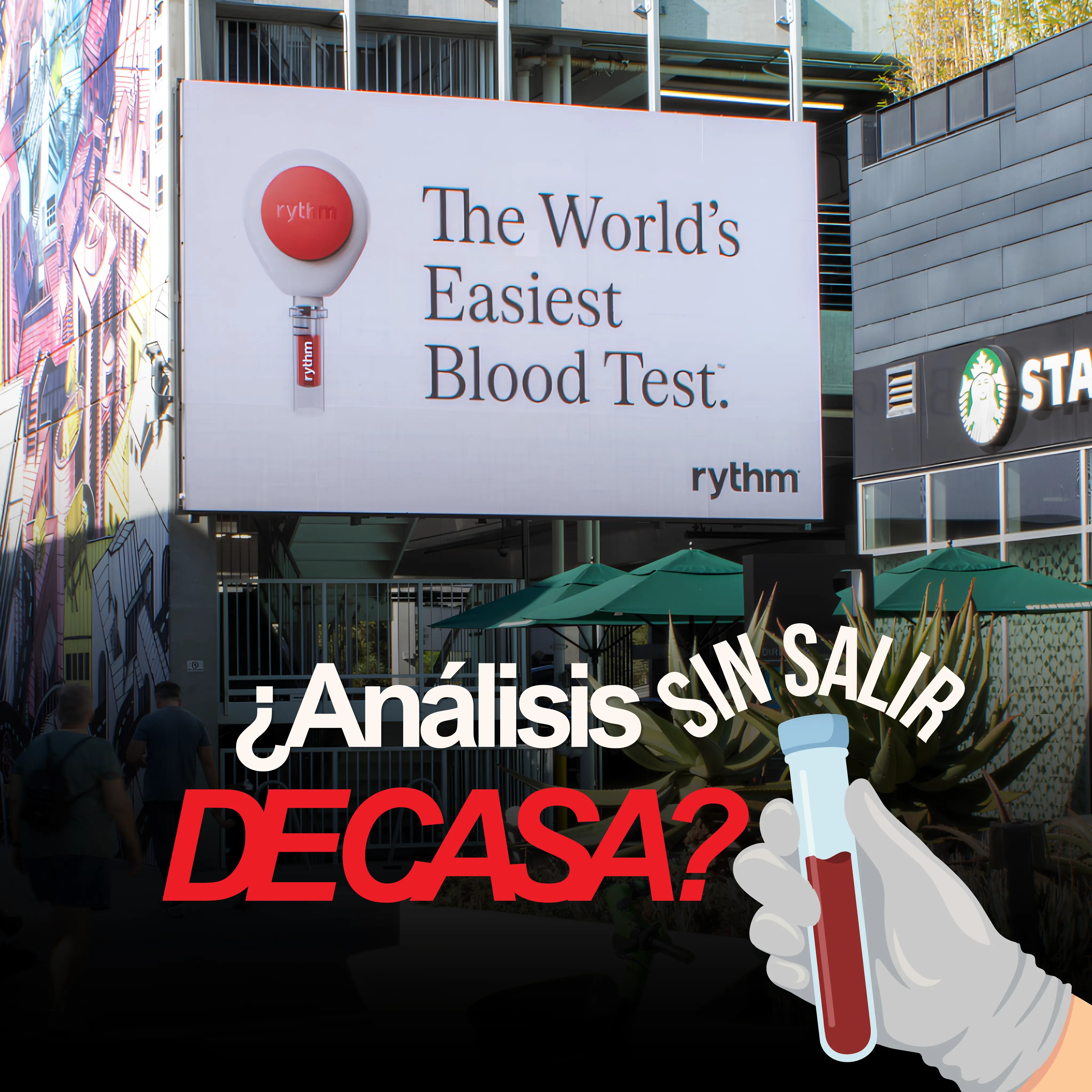 Rythm Health impulsa prueba de sangre con DOOH | Publisitios