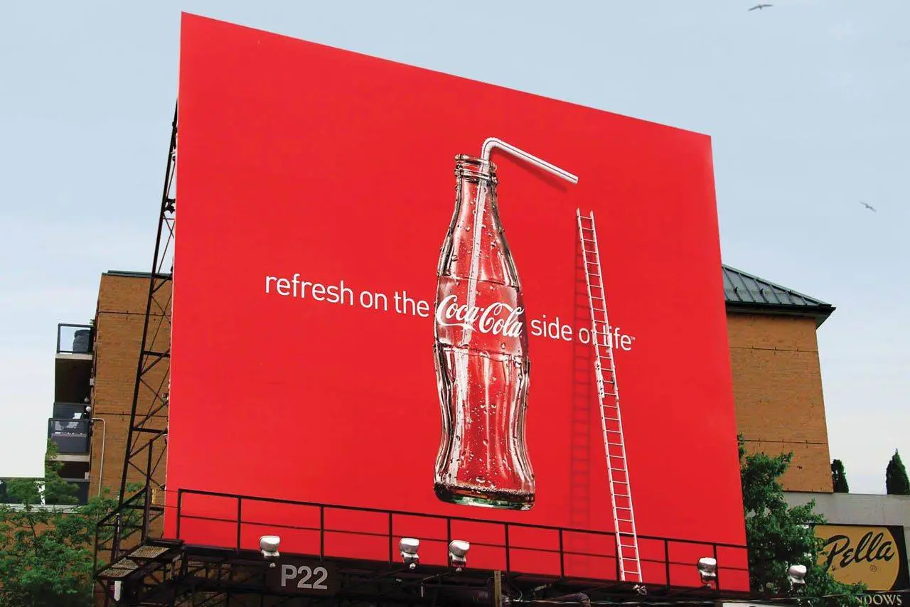 Panorámico de Coca-Cola, Refréscate en el lado Coca-cola de la vida