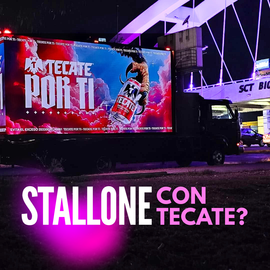 Publicidad en movimiento: Tecate se apodera de las calles