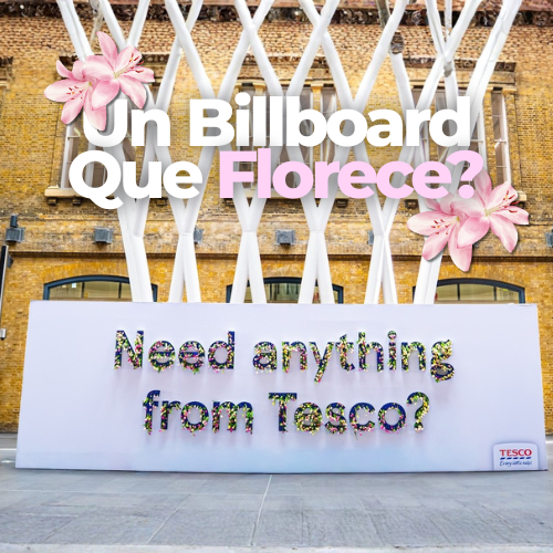 Un billboard que regala 5,000 tulipanes