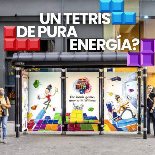 Tetris x Red Bull: juego y energía en las calles