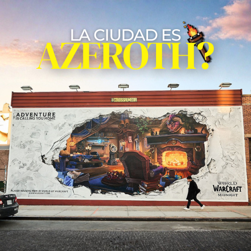 World of Warcraft convierte el housing digital en murales reales
