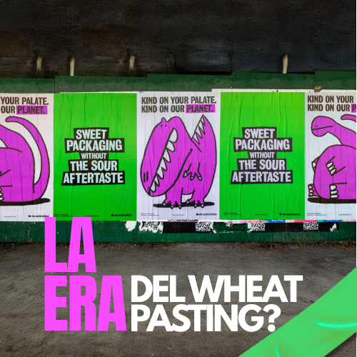 ¿Qué es el Wheat Pasting y por qué vuelve al marketing urbano?