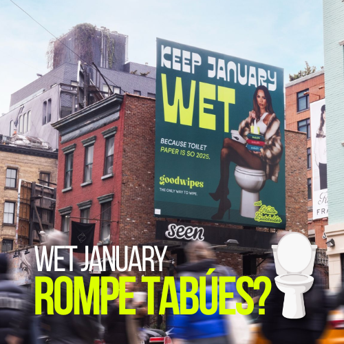 Goodwipes declara ‘WET January’ con OOH en NYC
