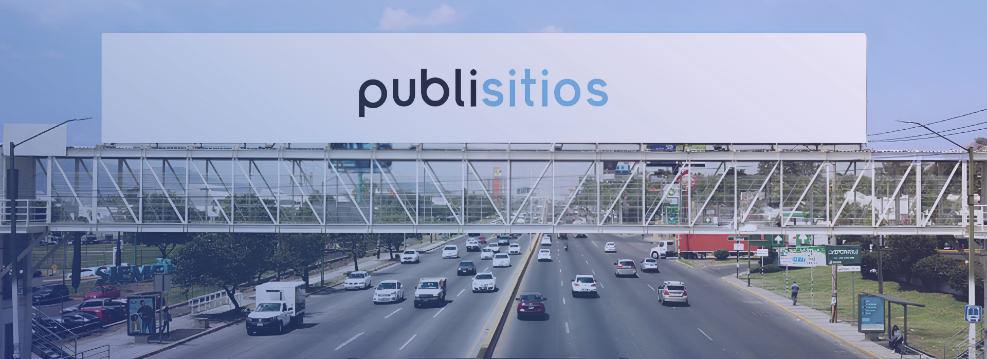 Pedestrian Bridge Ads
