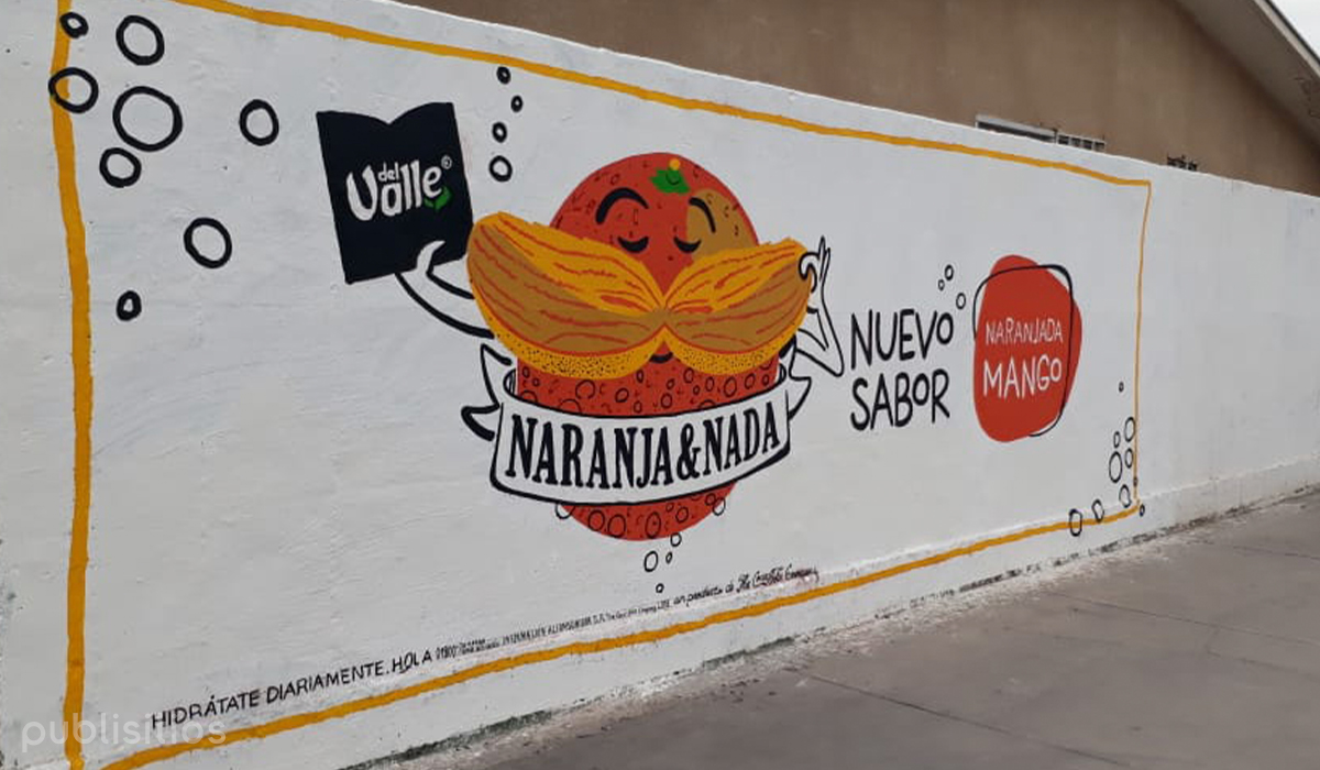 Nuevo Sabor Naranjada Mango, Naranja&Nada, Barda Publicitaria del Valle